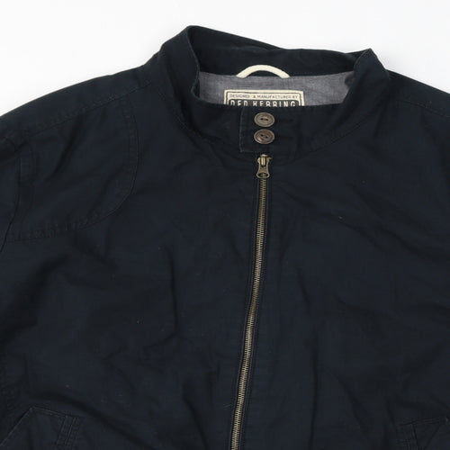 Red Herring Mens Blue Bomber Jacket Jacket Size XL Zip