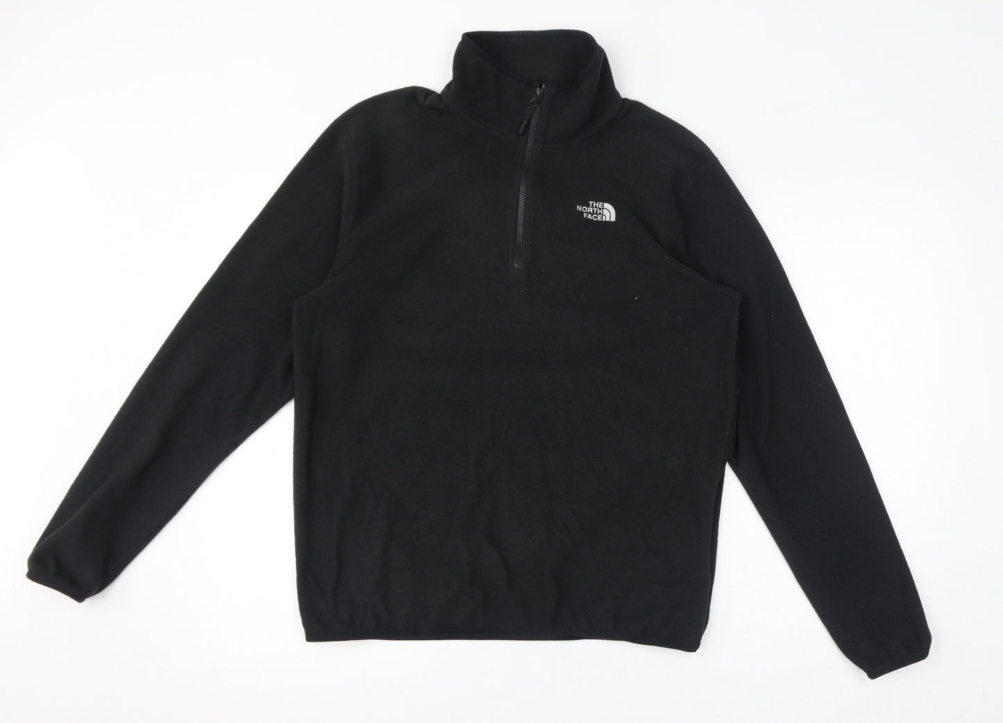 The North Face Womens Black Polyester Pullover Sweatshirt Size M Pullover - Logo