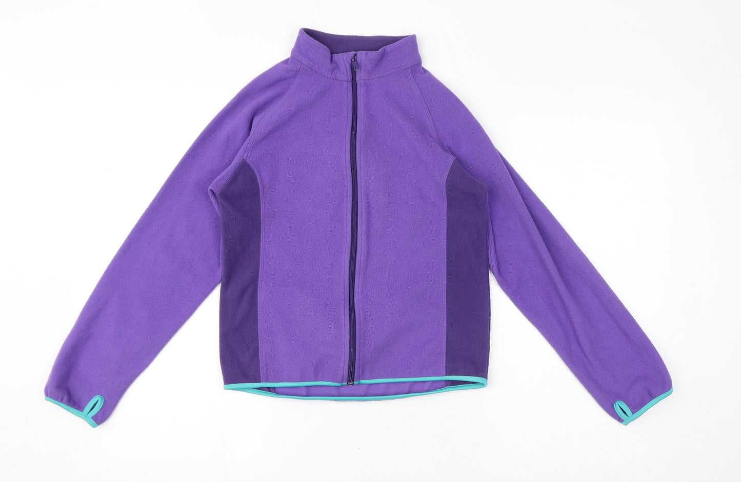 H&M Girls Purple Jacket Size 10-11 Years Zip - Size 10-12