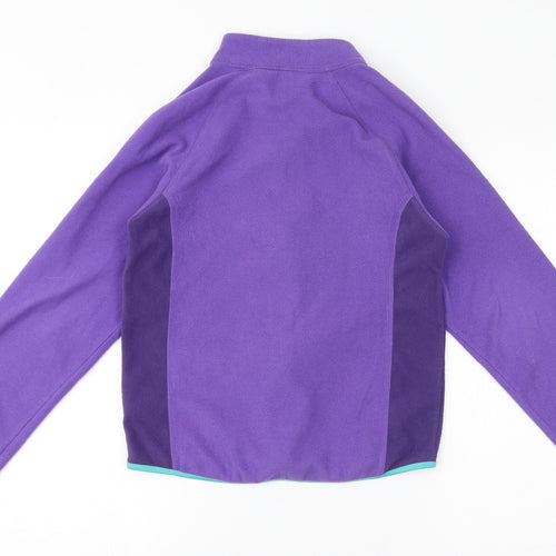 H&M Girls Purple Jacket Size 10-11 Years Zip - Size 10-12