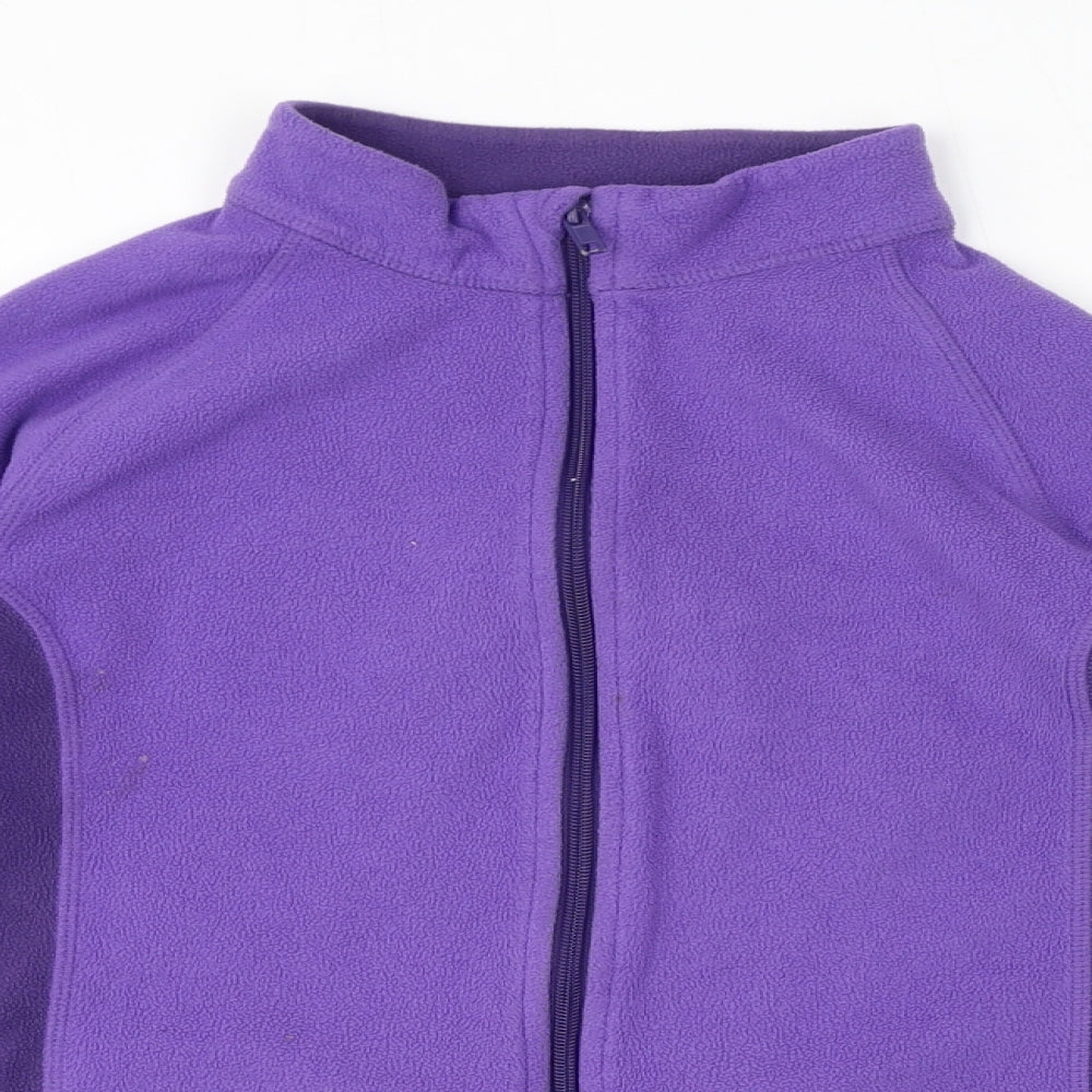 H&M Girls Purple Jacket Size 10-11 Years Zip - Size 10-12