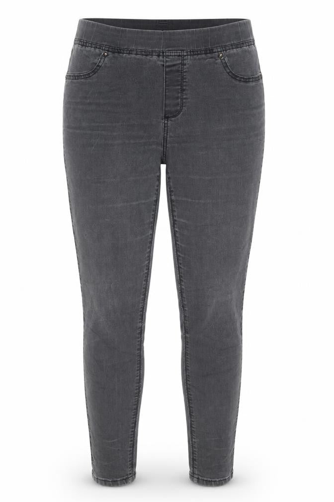 Warehouse Womens Grey Cotton Jegging Jeans Size 12 L28 in Regular