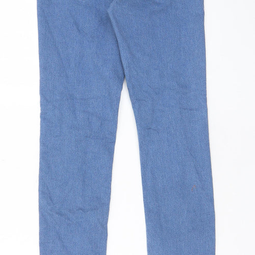 H&M Womens Blue Cotton Skinny Jeans Size 27 in L27 in Regular Zip - Pockets