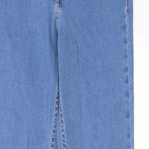 H&M Womens Blue Cotton Skinny Jeans Size 27 in L27 in Regular Zip - Pockets