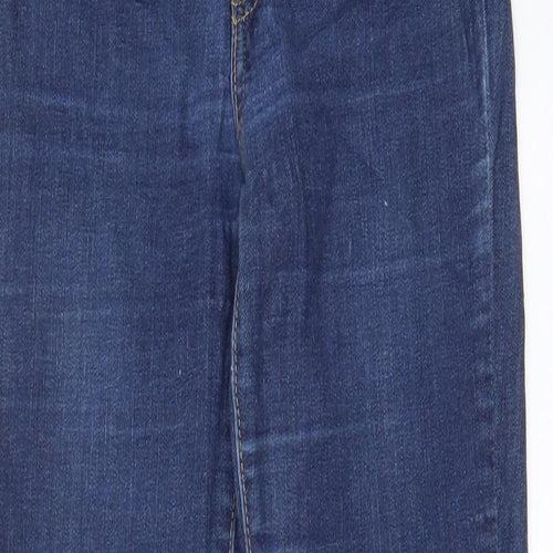 Levi's Womens Blue Cotton Skinny Jeans Size 27 in L29 in Regular Zip - Pockets, Belt Loops, Logo