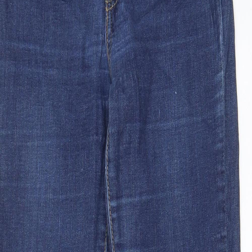 Levi's Womens Blue Cotton Skinny Jeans Size 27 in L29 in Regular Zip - Pockets, Belt Loops, Logo