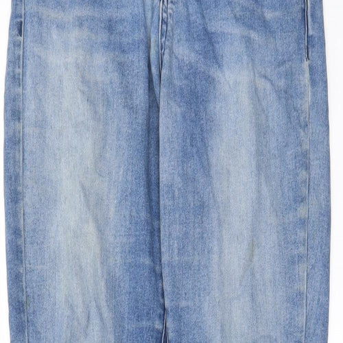 ASOS Womens Blue Cotton Skinny Jeans Size 28 in L30 in Regular Zip - Pockets, Belt Loops