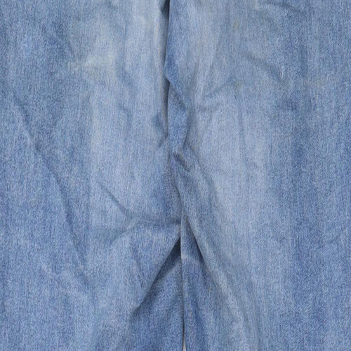 ASOS Womens Blue Cotton Skinny Jeans Size 28 in L30 in Regular Zip - Pockets, Belt Loops