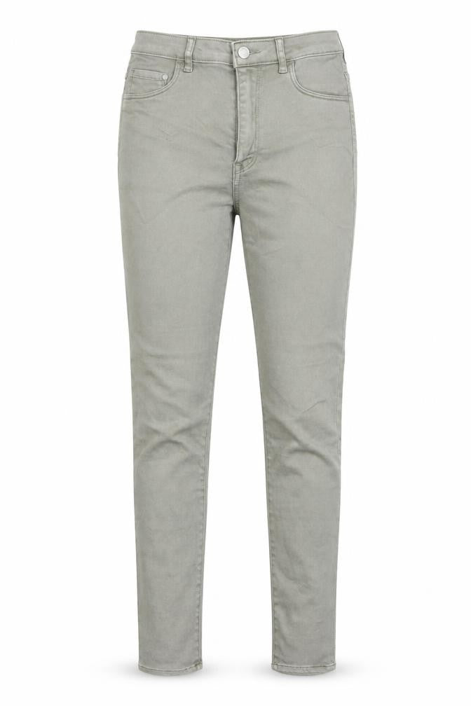 H&M Womens Green Cotton Skinny Jeans Size 27 in L30 in Regular Zip - Pockets, Belt Loops