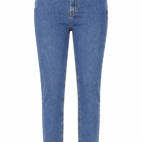 Topshop Womens Blue Cotton Skinny Jeans Size 30 in L32 in Regular Zip - Pockets, Belt Loops