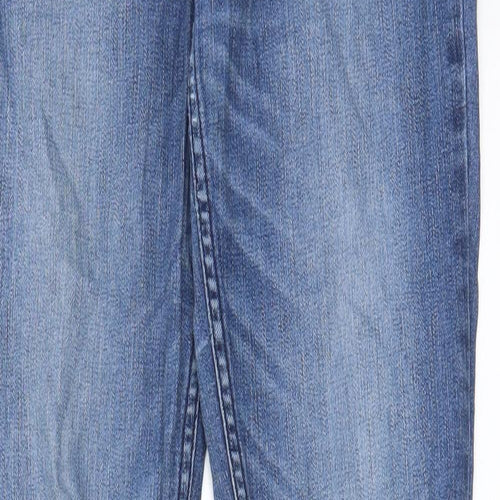 Abercrombie & Fitch Womens Blue Cotton Skinny Jeans Size 27 in L33 in Regular Zip - Pockets, Belt Loops