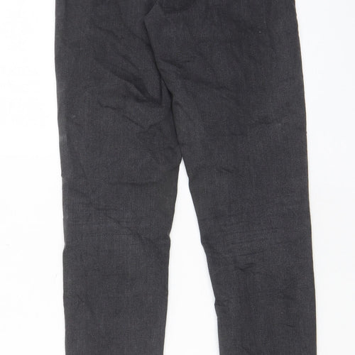 Topshop Womens Grey Cotton Skinny Jeans Size 28 in L34 in Regular Zip - Pockets