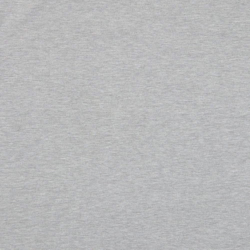 Cable & Gauge Womens Grey Polyester Basic T-Shirt Size XL Crew Neck - Crochet, Pocket