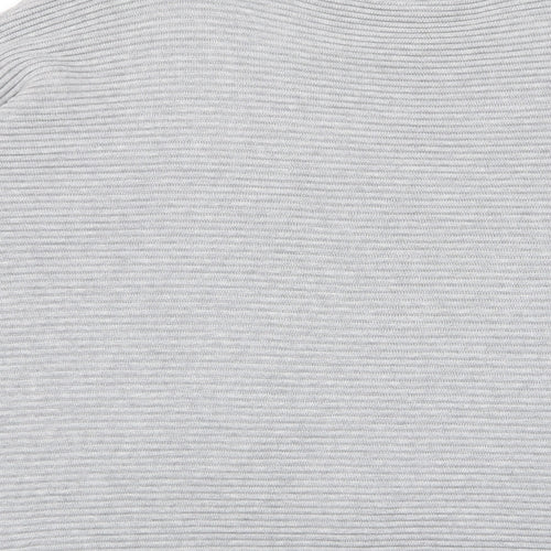 Selected Femme Womens Grey Crew Neck Cotton Pullover Jumper Size XL