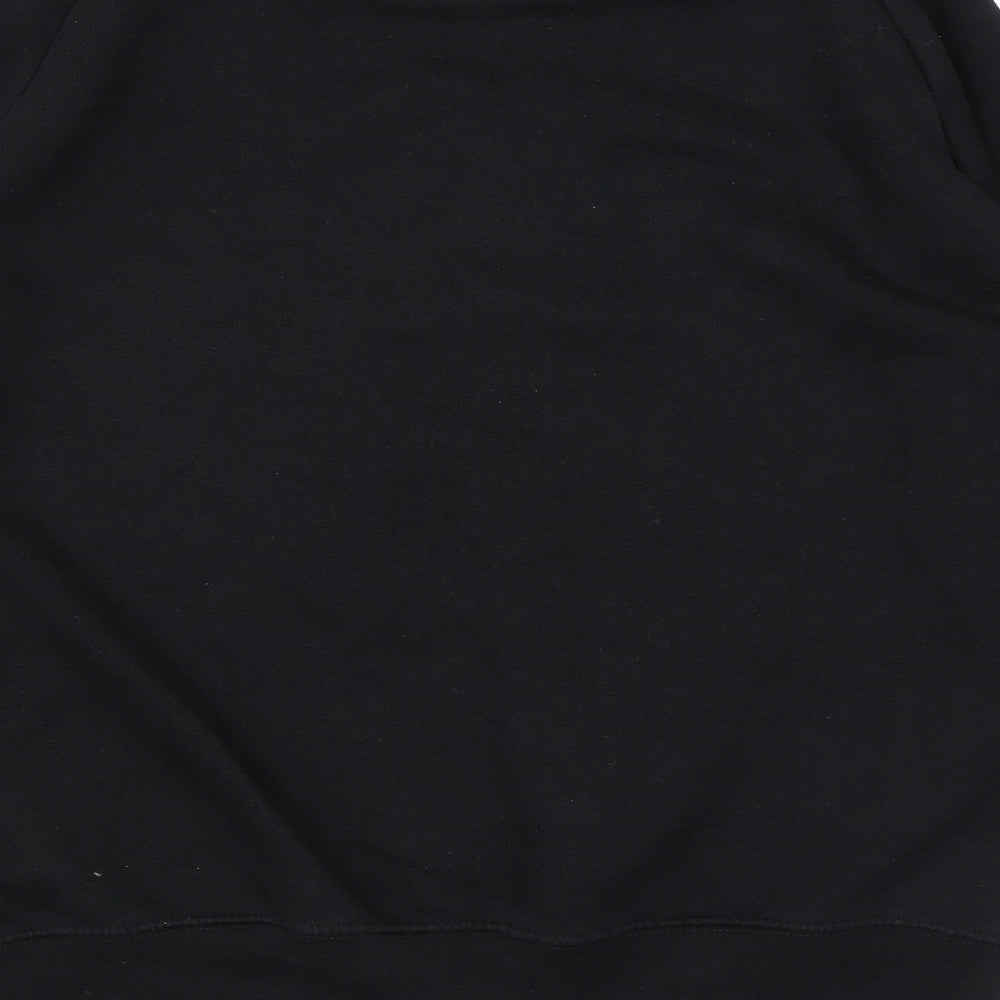 Slazenger Mens Black Cotton Pullover Sweatshirt Size L - Logo