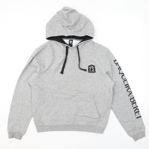 Roly Mens Grey Polyester Pullover Hoodie Size XS