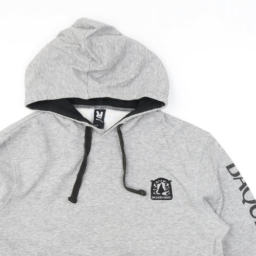 Roly Mens Grey Polyester Pullover Hoodie Size XS