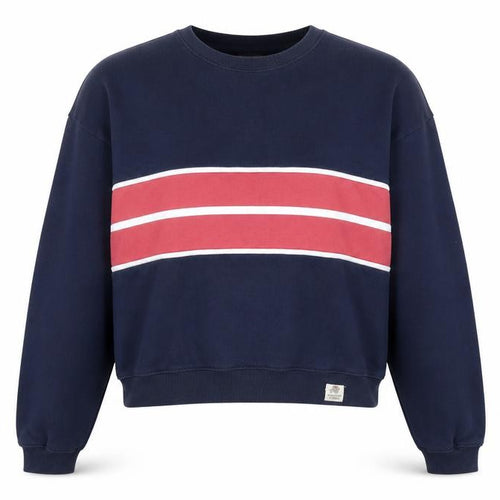 Pull&Bear Womens Blue Cotton Pullover Sweatshirt Size S Pullover