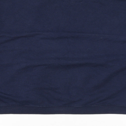 Pull&Bear Womens Blue Cotton Pullover Sweatshirt Size S Pullover