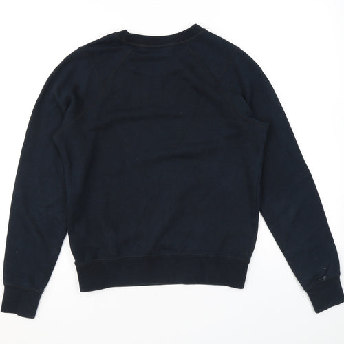 Reebok Mens Black Cotton Pullover Sweatshirt Size XS - Logo