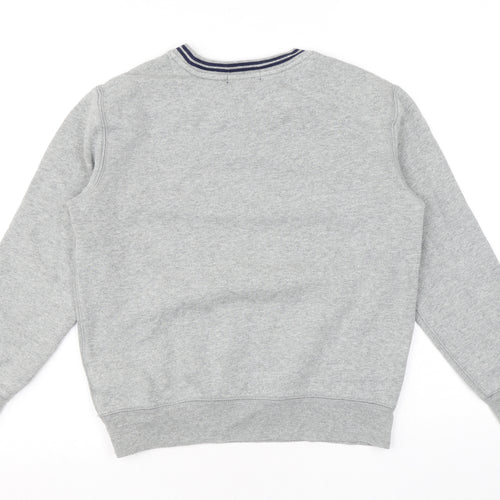 Polo Ralph Lauren Mens Grey Cotton Pullover Sweatshirt Size M - Logo