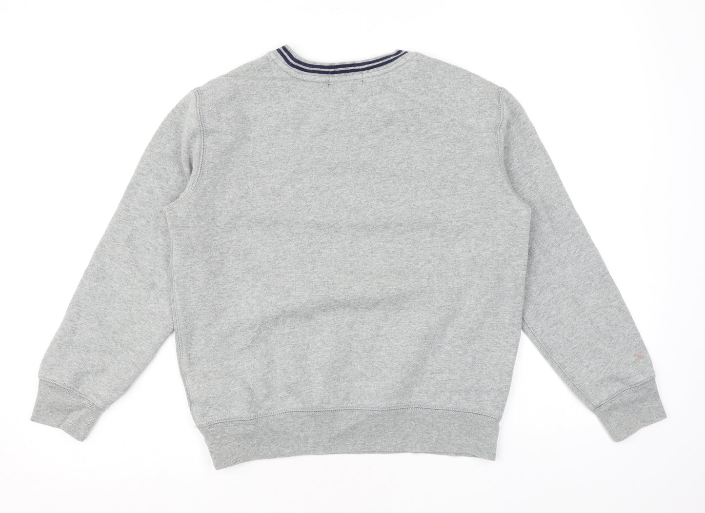 Polo Ralph Lauren Mens Grey Cotton Pullover Sweatshirt Size M - Logo