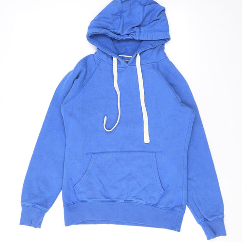 Mantis Womens Blue Cotton Pullover Sweatshirt Size S Pullover