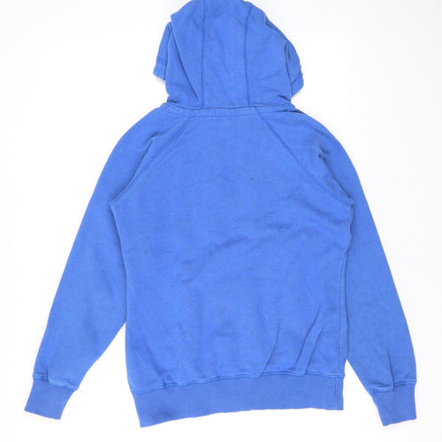 Mantis Womens Blue Cotton Pullover Sweatshirt Size S Pullover