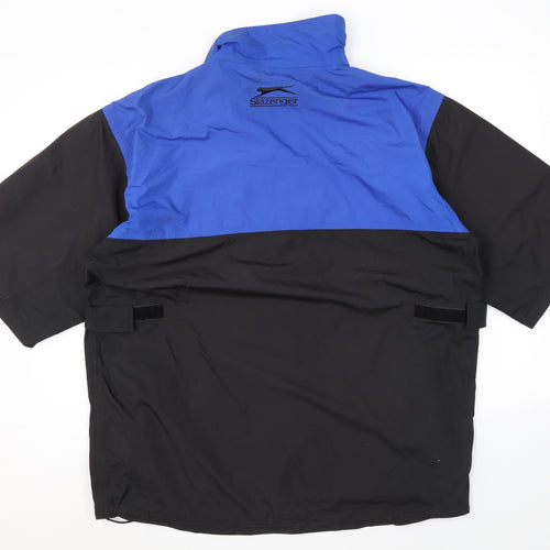 Slazenger Mens Black Jacket Size L Zip - 3/4 Sleeves