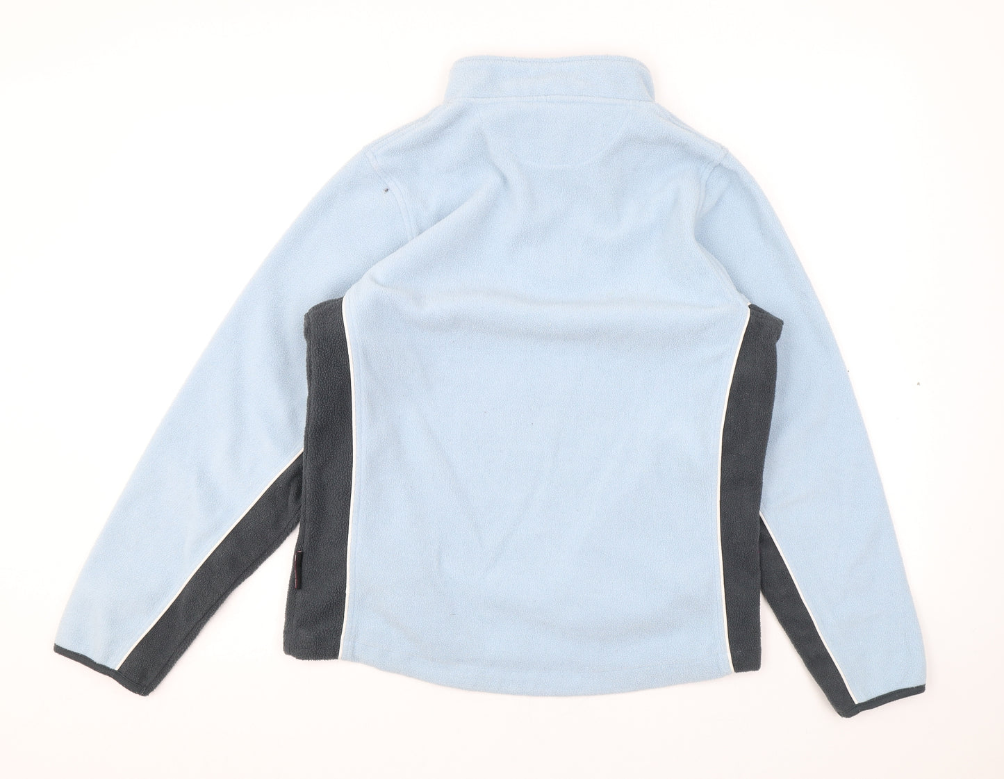 Rock Ice Womens Blue Polyester Pullover Sweatshirt Size 12 Zip