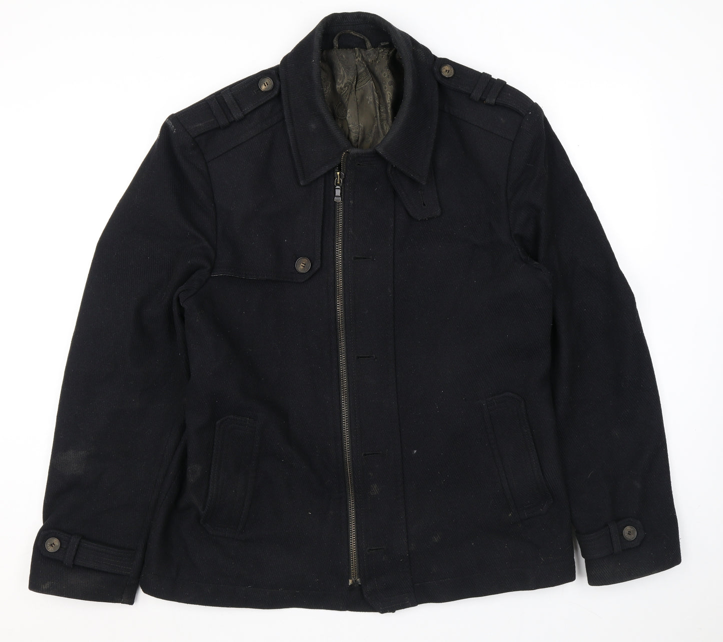 Ted Baker Womens Black Jacket Size 16 Zip
