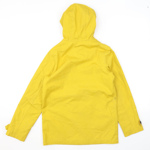 Joules Girls Yellow Rain Coat Coat Size 11-12 Years Zip