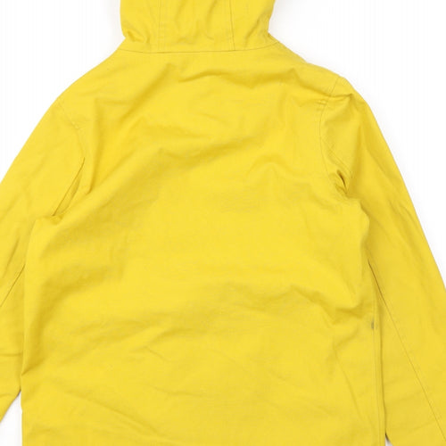 Joules Girls Yellow Rain Coat Coat Size 11-12 Years Zip