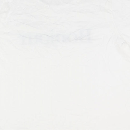 Marks and Spencer Womens White Cotton Basic T-Shirt Size 20 Round Neck - Bonjour
