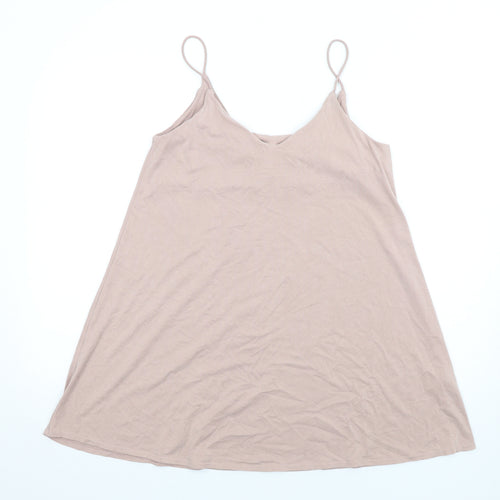 H&M Womens Pink Modal Slip Dress Size XS V-Neck Pullover
