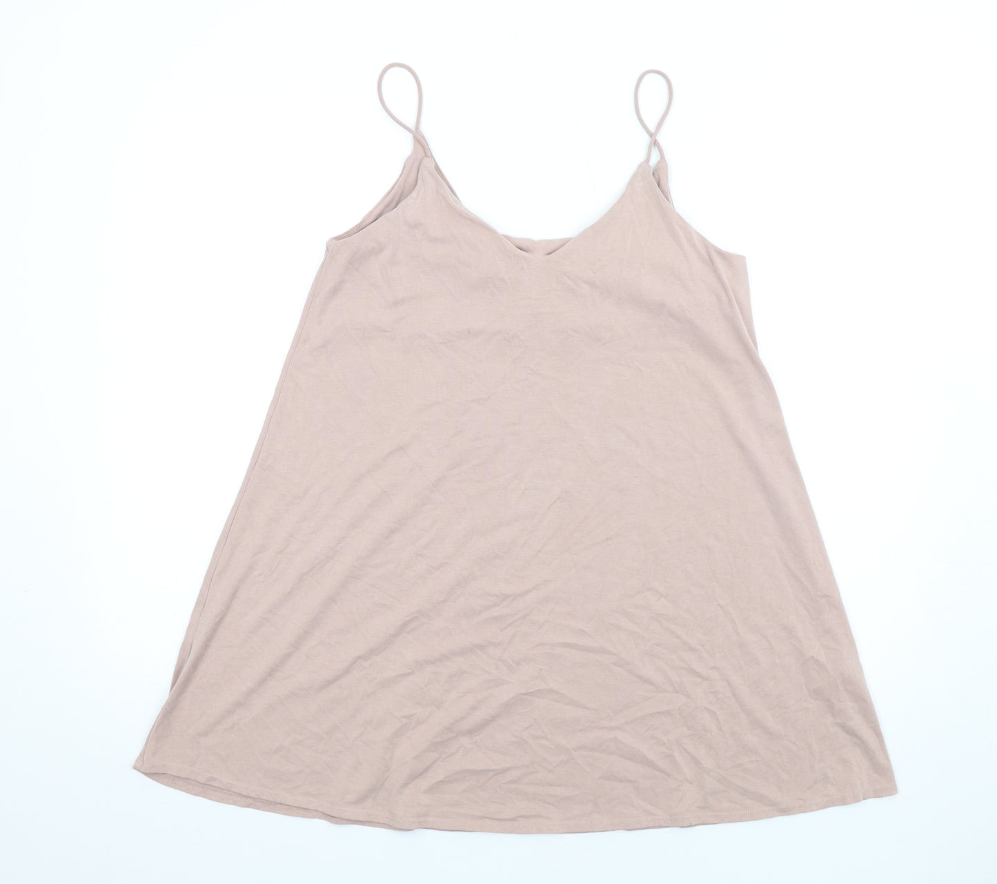 H&M Womens Pink Modal Slip Dress Size XS V-Neck Pullover