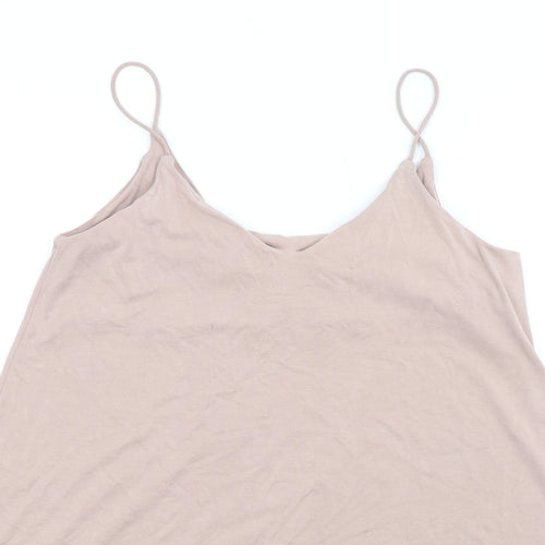 H&M Womens Pink Modal Slip Dress Size XS V-Neck Pullover
