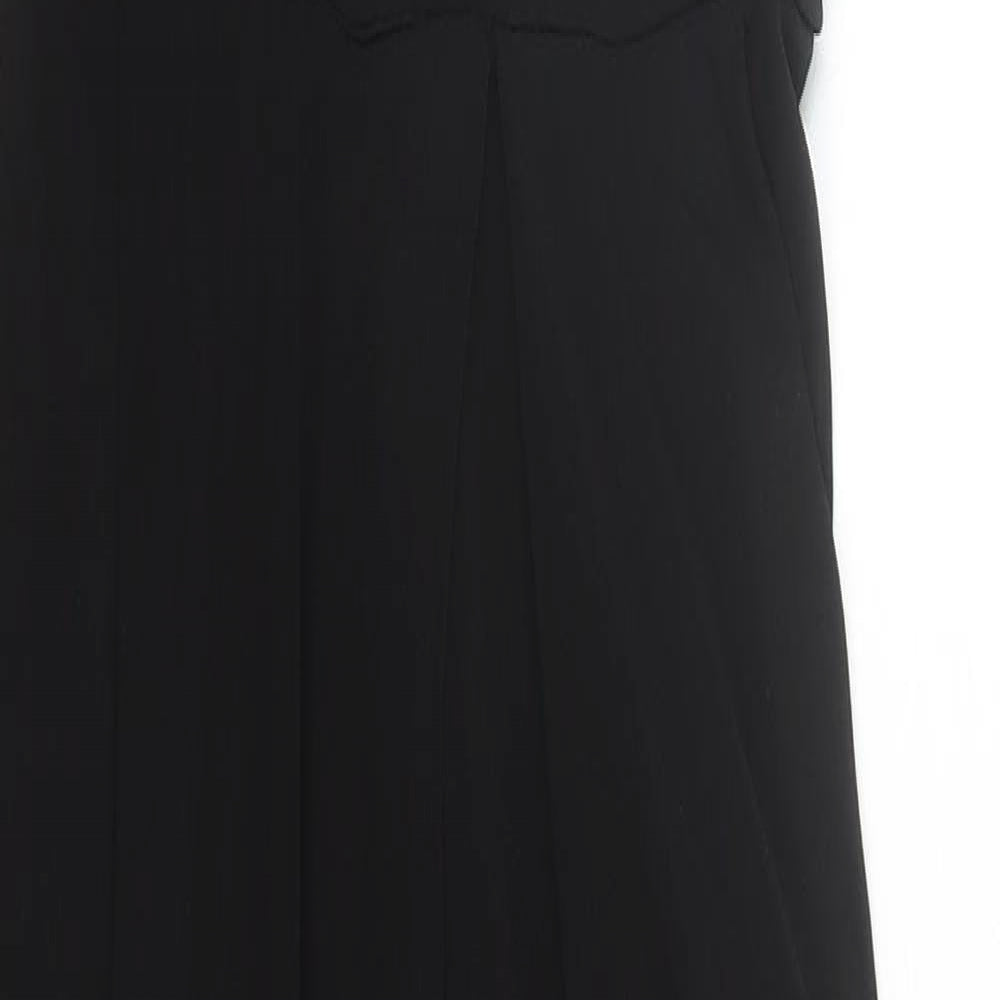 Libby Loves Womens Black Polyester Jumpsuit One-Piece Size 12 L30 in Pullover