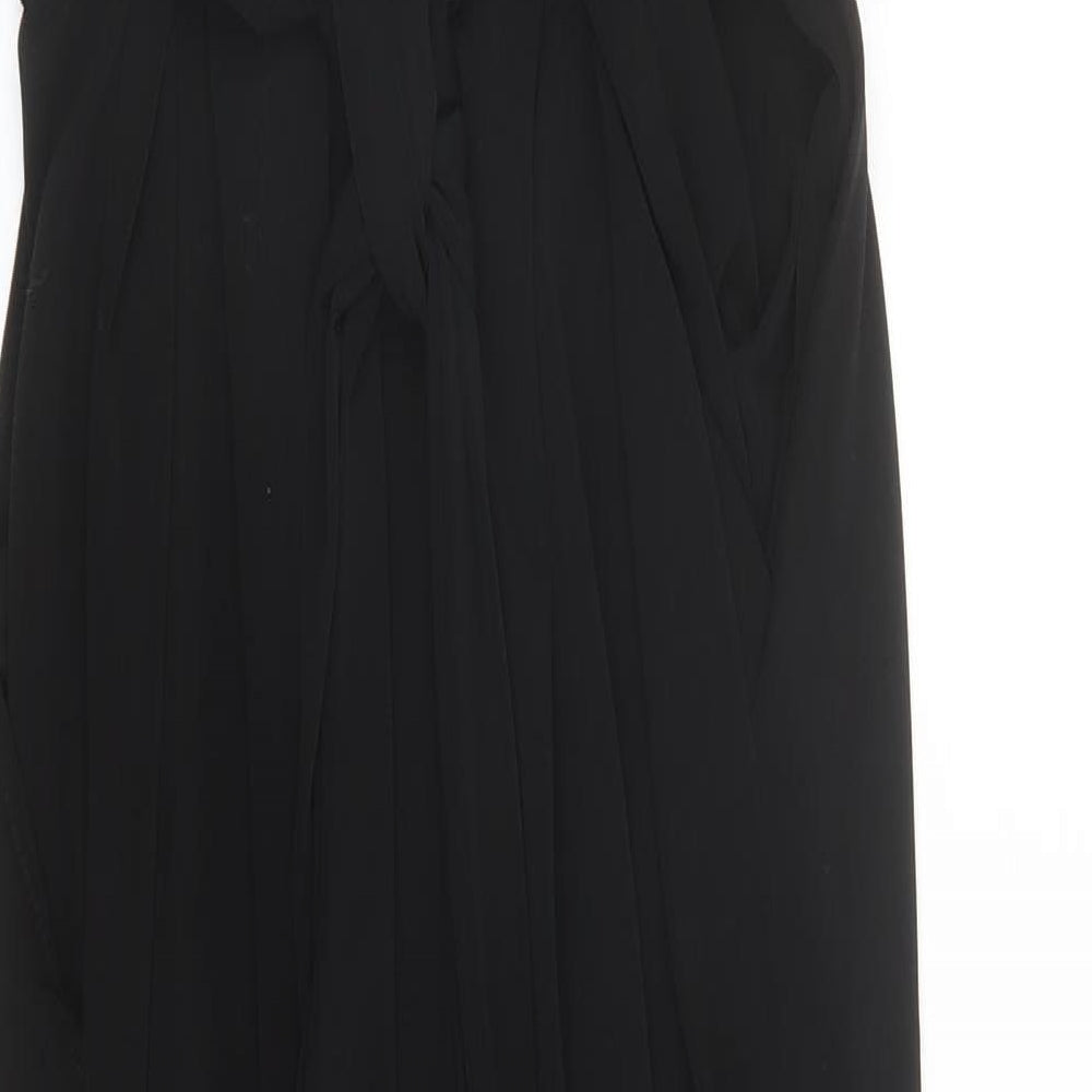 Libby Loves Womens Black Polyester Jumpsuit One-Piece Size 12 L30 in Pullover