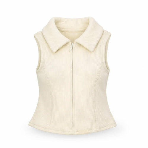 Urban Outfitters Womens Beige Cotton Cropped Polo Size S Collared