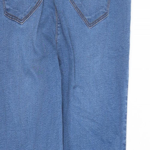 Studio Womens Blue Cotton Jegging Jeans Size 12 L27 in Regular - Elasticated Waist