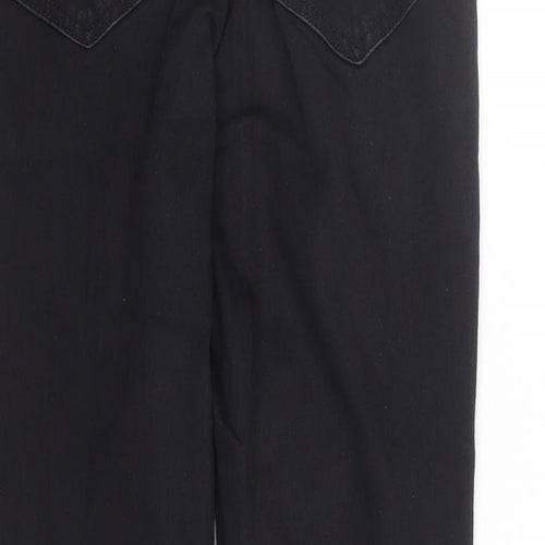 Topshop Womens Black Cotton Skinny Jeans Size 30 in L27 in Regular Zip