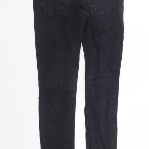 Lee Womens Black Cotton Skinny Jeans Size 26 in L28 in Regular Zip
