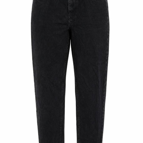 Denim & Co. Womens Black Cotton Straight Jeans Size 6 L29 in Regular Zip