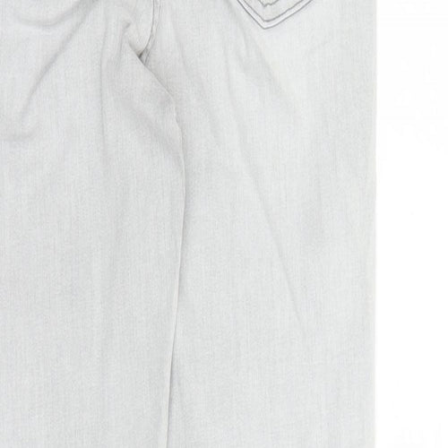 Denim & Co. Womens Green Cotton Skinny Jeans Size 14 L30 in Regular Zip