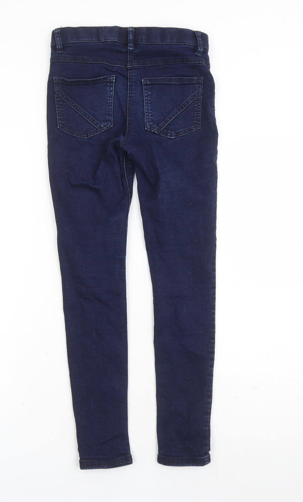 NEXT Girls Blue Cotton Jegging Jeans Size 11 Years L25 in Regular - Stretch