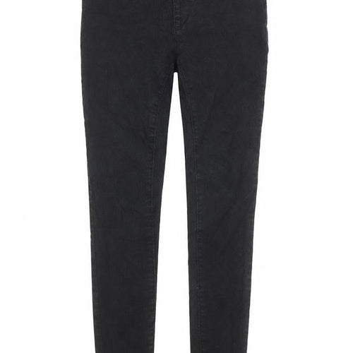 Denim & Co. Womens Black Cotton Jegging Jeans Size 6 L27 in Regular - Elasticated Waist