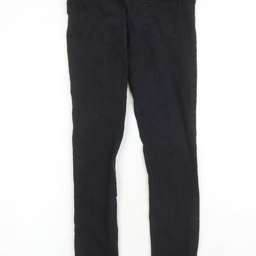 Denim & Co. Womens Black Cotton Jegging Jeans Size 6 L27 in Regular - Elasticated Waist