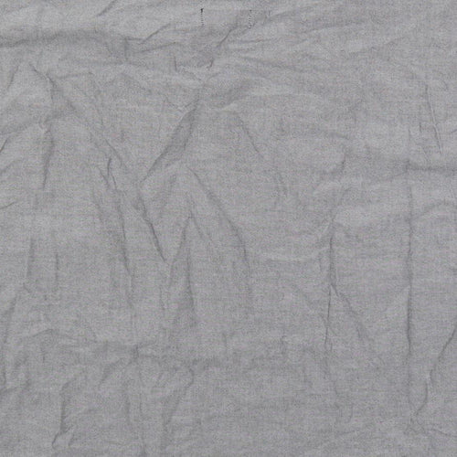 Sport b. Womens Grey Cotton Basic T-Shirt Size 14 Boat Neck