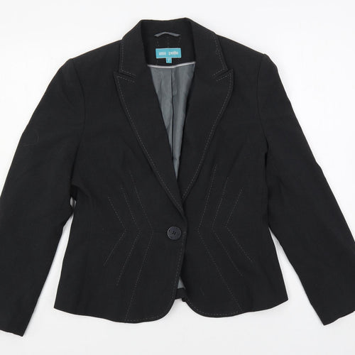 Marks and Spencer Womens Grey Jacket Blazer Size 12 Button